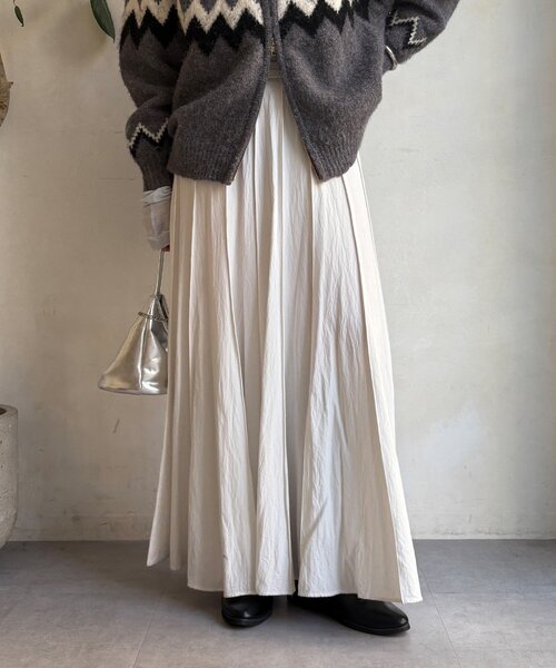 DouDou（ドゥドゥ）の「パネルプリーツスカート（スカート）」 - WEAR