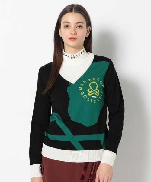 MARK & LONA（マークアンドロナ）の「Face Merino Sweater | WOMEN