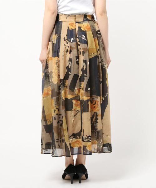 Ameri（アメリ）の「EMILIE TUCK FLARED SKIRT（スカート）」 - WEAR