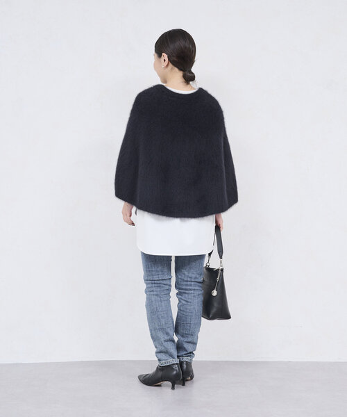 BEARDSLEY（ビアズリー）の「ファーニットポンチョ（ニット/セーター