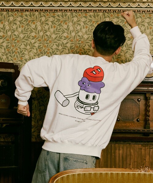 セール】Kurt Wu/カート ウー KURTS FRIENDS SWEAT/バックプリント