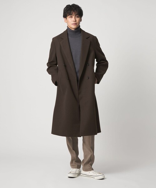 セール】ニットメルトン ルーズ ダブルチェスター＜A DAY IN THE LIFE