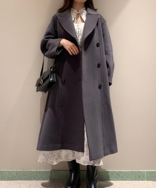 SNIDEL（スナイデル）の「ウエストフィットロングコート（その他