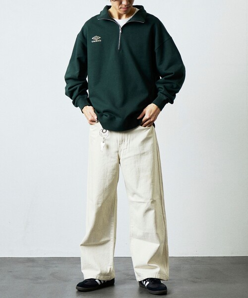 UMBRO（アンブロ）の「UMBRO/アンブロ 別注 Half Zip Sweat/ハーフ