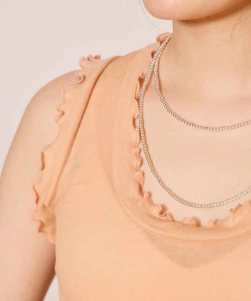 seamless basic./シームレスベーシック Flounce タンクトップ（タンク