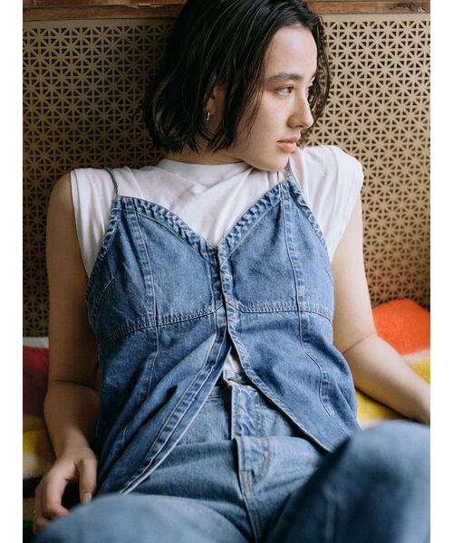 Ungrid（アングリッド）の「デニムデザインキャミ（キャミソール