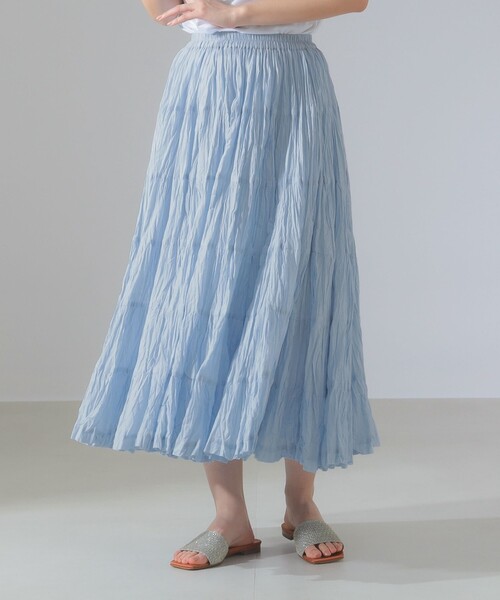 別注】MARIHA / 草原の虹 ソリッド スカート［手洗い可］（スカート