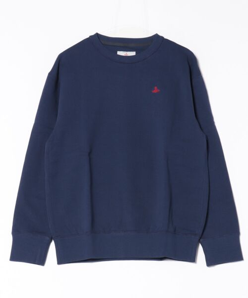 セール】ｵｰｶﾞﾆｯｸｺｯﾄﾝ裏毛ｸﾙｰﾈｯｸｽｳｪｯﾄｼｬﾂ（スウェット）｜Vivienne