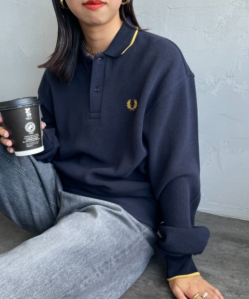 FRED PERRY/フレッドペリー] 別注 ワンポイントロゴ刺繍 ロング