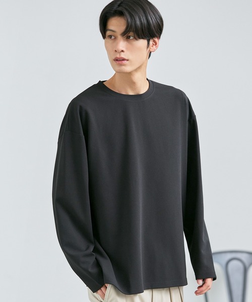 静電気防止ドライアムンゼンクルーネック&モックネックベーシック