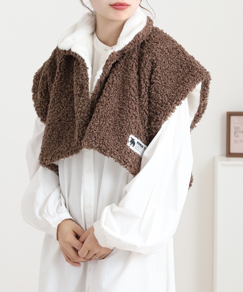 セール】moz プードルボア ポンチョ（その他ルームウェア）｜moz（モズ