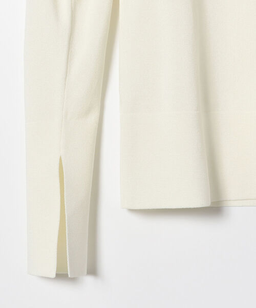 LUXE AMPLUS ホワイト セーター LUXE AMPLUS ホワイトタートルネックニット