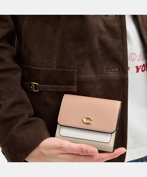 ミラ スモール フラップ ウォレット・カラーブロック（財布）｜COACH
