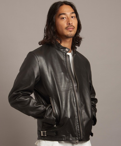 セール】JE LAMB LEATHER SINGLE RIDERS 24（ライダースジャケット