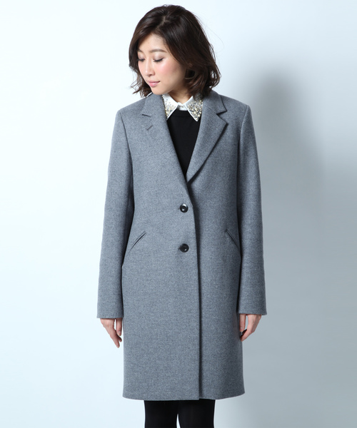 23区（ニジュウサンク）の「ベランディファインウールチェスターコート