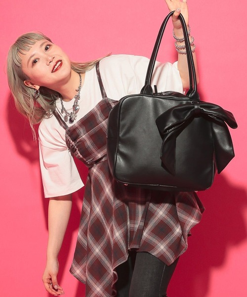 サトムラプロデュース】でかリボンボストンBAG 570778（ボストンバッグ