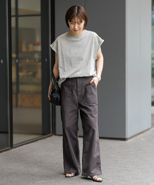 ≪追加≫バックサテンベイカーパンツ（カーゴパンツ）｜FRAMeWORK