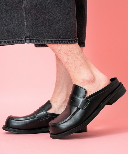 ankoROCK（アンコロック）の「a.p.o.v. ローファーレザーミュール