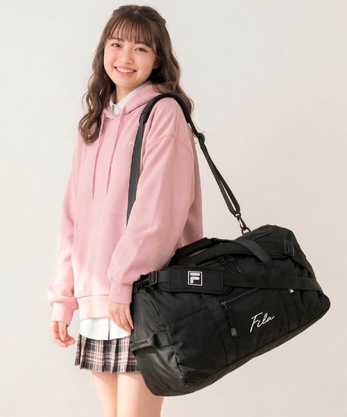 セール】【FILA/フィラ】 WEB限定 別注 筆記体 BIG ロゴ 3way ボストン