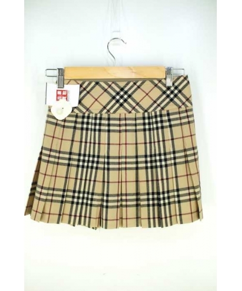 ブランド古着】バーバリーチェックプリーツスカート（スカート