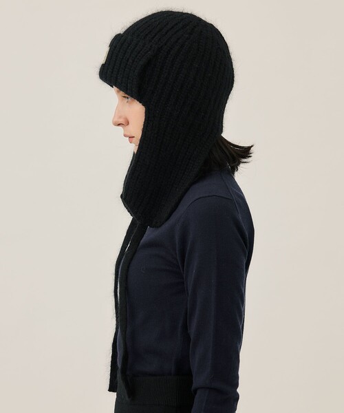 Cycle/サイクル 】DRAW CODE MOHAIR KNIT CAP/ドローコードモヘア