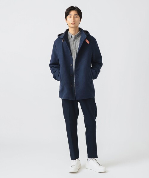 BEAMS HEART（ビームスハート）の「フーディー スタンドカラー コート