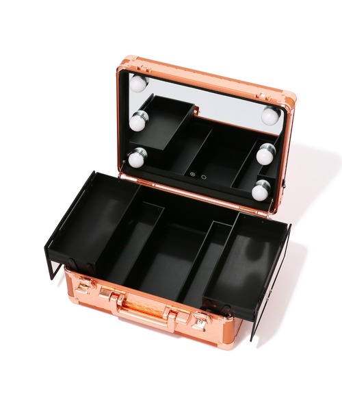 ヴァリーズ ハリウッドボックス S ブラック トランク型メイクボックス