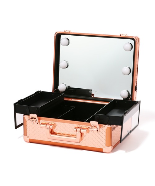 ヴァリーズ ハリウッドボックス S ブラック トランク型メイクボックス