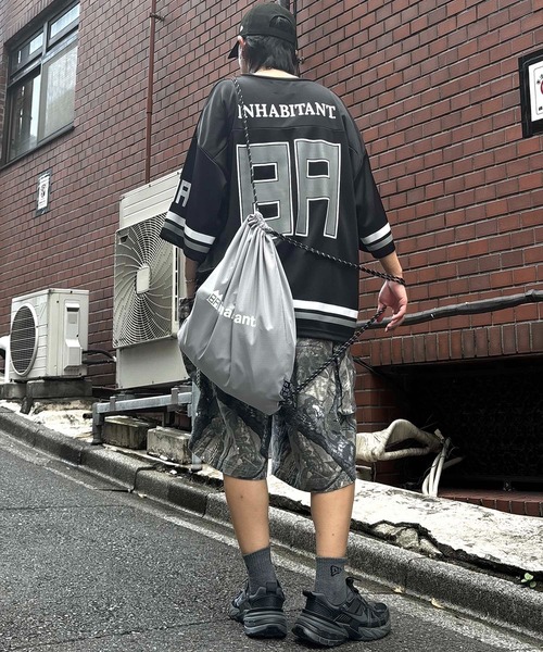 セール】【INHABITANT】ワンポイント ブランドロゴプリント ベーシック