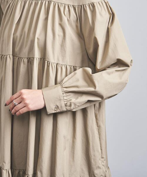 ユナイテッドアローズ ギャザー ティアード ミニ ワンピース新品タグ