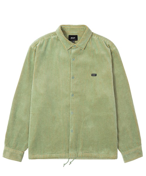 HUF（ハフ）の「BAR LOGO TWO CORD SHIRT / HUF コーデュロイ シャツ