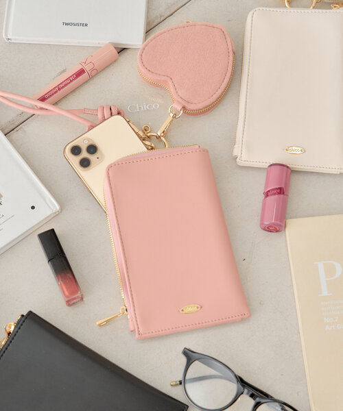 セール】ハートポーチ付きスマホショルダー（その他小物）｜Chico