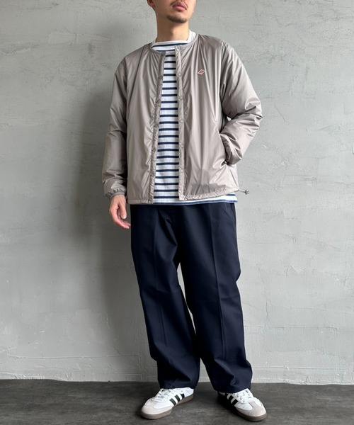 DANTON/ダントン] ナイロンタフタ インサレーションノーカラー