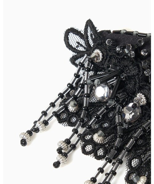 tanakadaisuke/タナカダイスケ】Snow bijou barrette(right)（バレッタ