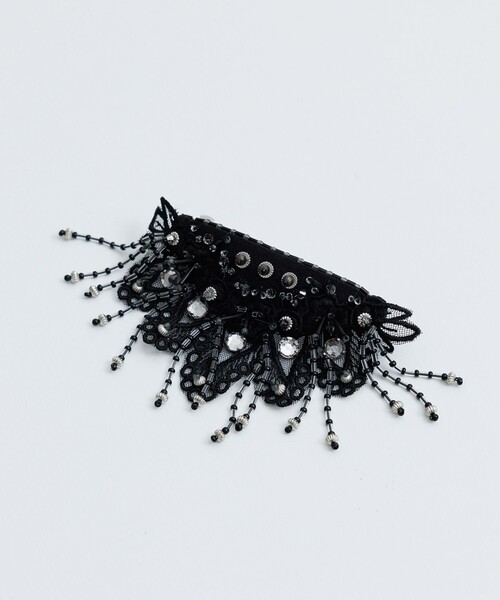 tanakadaisuke/タナカダイスケ】Snow bijou barrette(right)（バレッタ