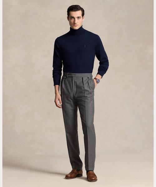 ウォッシャブル ウール タートルネック セーター（ニット/セーター