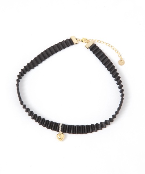 サテンWAVEチョーカーネックレス（ネックレス）｜niko and