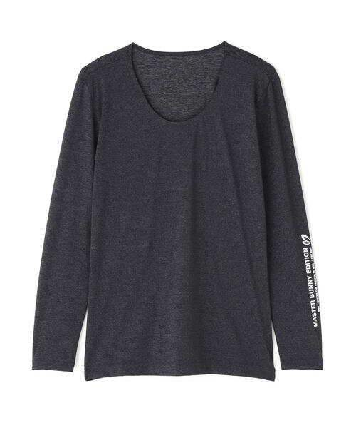 MASTER BUNNY EDITION】ボックスナイロンベア天竺長袖Uネック