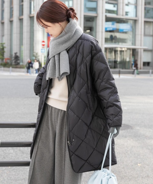 セール】『WEB/一部店舗限定カラー』ライトダウンキルトロングコート