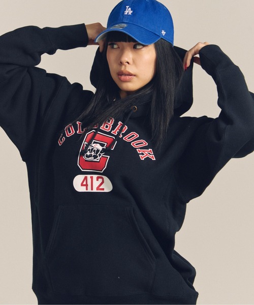 セール】CH-REVERSE WEAVE HOODED SWEAT（パーカー）｜Champion