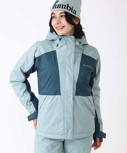 Columbia Titanium Mサイズ 水色 ウィンタージャケット Columbia