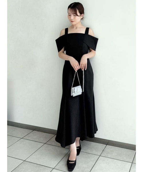 FRAY I.D（フレイアイディー）の「2wayチュールフリルティアードドレス