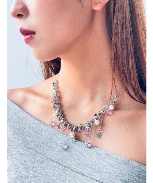 スターシャワー】ネックレス2（ネックレス）｜Y2K SYNAPSE FACTORY