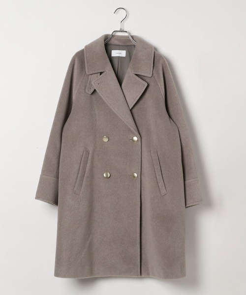 セール】軽やかストレッチ襟2WAYコート/499666（チェスターコート