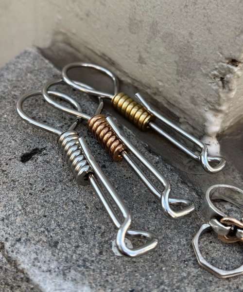 セール】無骨に小物を彩る。首縄モチーフ キーリング/キーホルダー