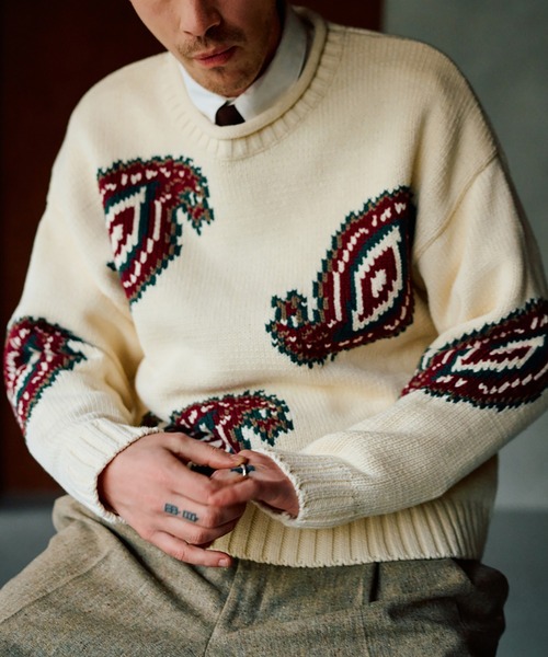 Paisely SEA Knit Sweater（ニット/セーター）｜WIND AND SEA（ウィン