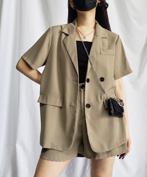 me+em select（ミームセレクト）の「【 セットアップ 】半袖オーバー