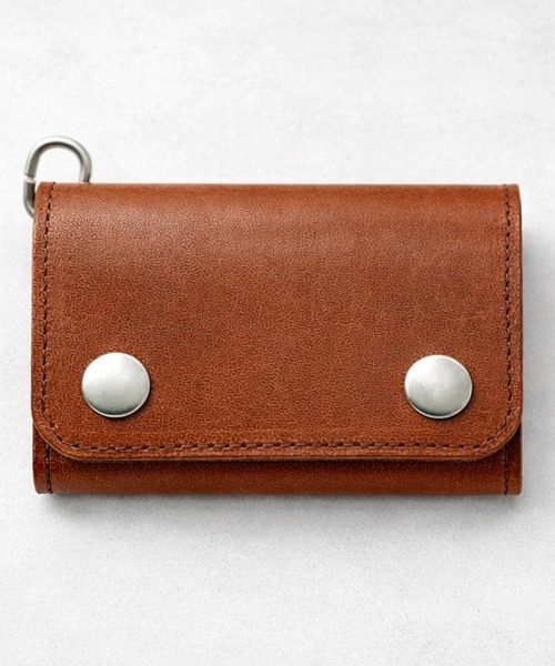 セール】栃木レザー トラッカーウォレット Wフラップショート（財布