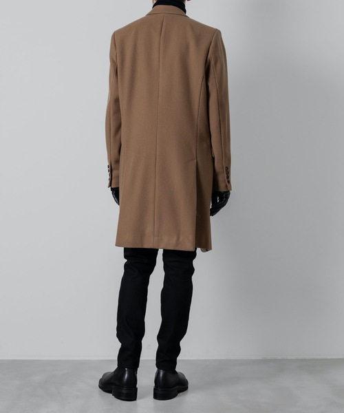 ENGLAND LAMB MELTON CHESTER COAT（チェスターコート）｜ato（アトウ