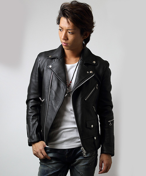 JACKROSE（ジャックローズ）の「ラムレザーダブルライダース TYPE－1